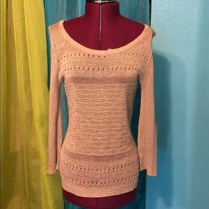 WILLI SMITH Beige Knit Sweater